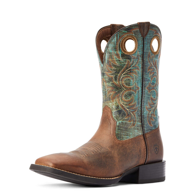 Ariat Westernstiefel Herren - Sport Rodeo Braun/Grün ( LATES-8649 )